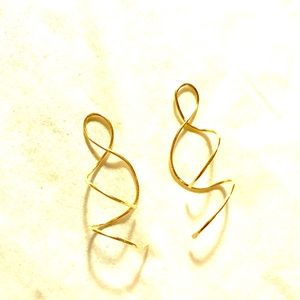 14 karat Gold Filled Spiral Earrings